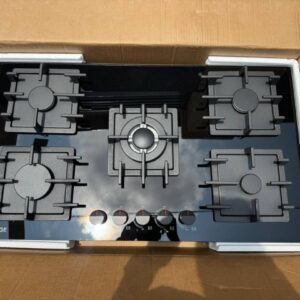 iMAGE Black Glass 5-Burner Gas Hob
